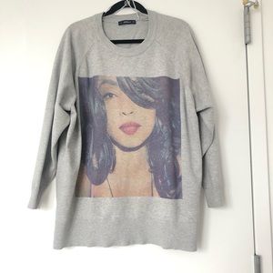 Zara Sade Oversized Grey Sweater/ Sweater Dress